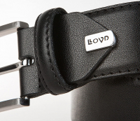 Lloyd Gürtel echt Leder 115cm schwarz an der Schnalle kürzbar