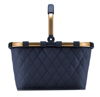 Reisenthel  'Carrybag frame' Einkaufskorb mit Alurahmen 22l rhombus midnight gold