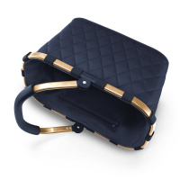 Reisenthel  'Carrybag frame' Einkaufskorb mit Alurahmen 22l rhombus midnight gold