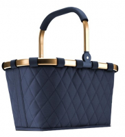 Reisenthel  'Carrybag frame' Einkaufskorb mit Alurahmen 22l rhombus midnight gold