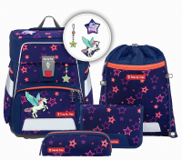 Step by Step 'Pegasus Night Nuala' Space Shine Schulrucksack-Set 5tlg. lila