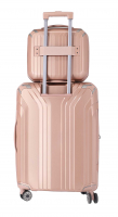 Travelite Beautycase 'Elvaa' Hartschale aufsteckbar leicht und stabil 20l 1400g rosegold