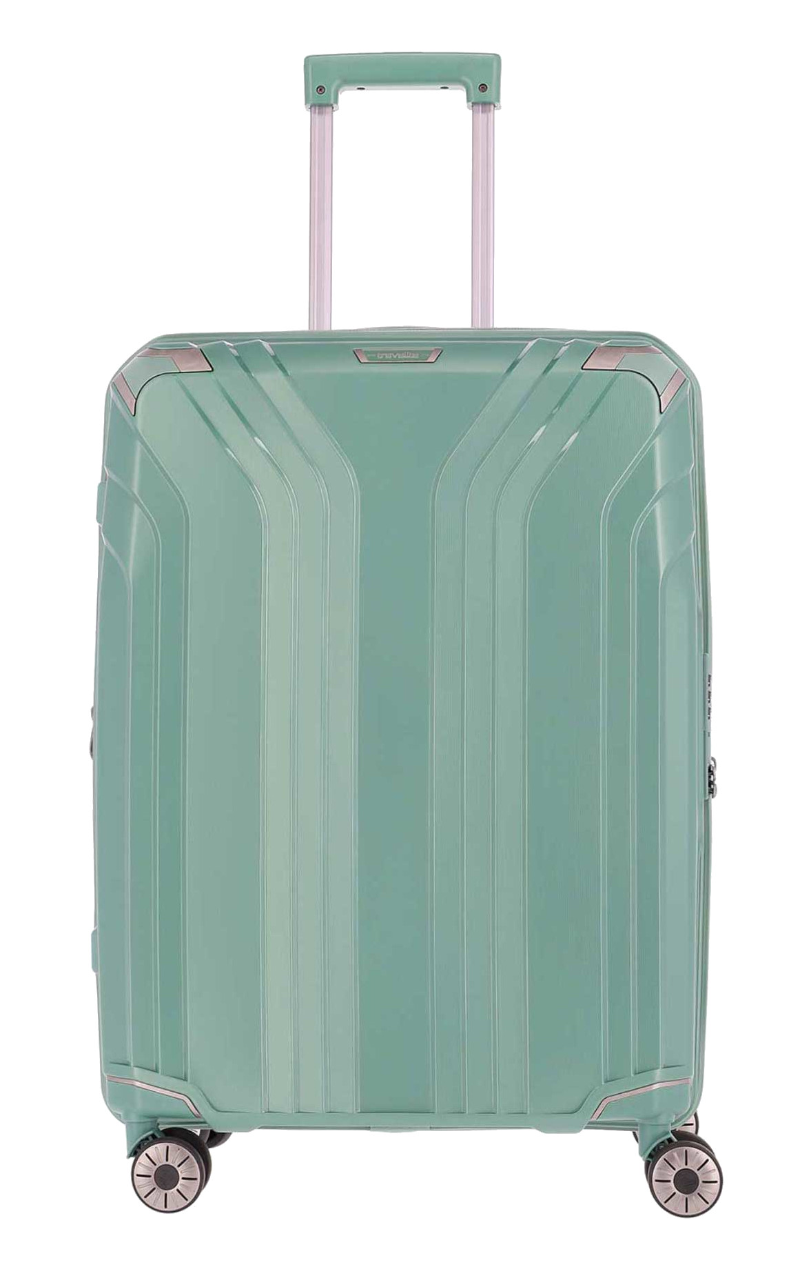 Travelite 'Elvaa' 4-Rad Trolley 67cm 3,5kg erweiterbar 72/77l Seegrün