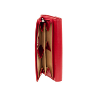 Esquire 'Helena' Damenbörse mit RFID echt Rindleder rot