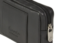 Esquire 'Logo 10' Kameratasche klein echt Rindleder schwarz
