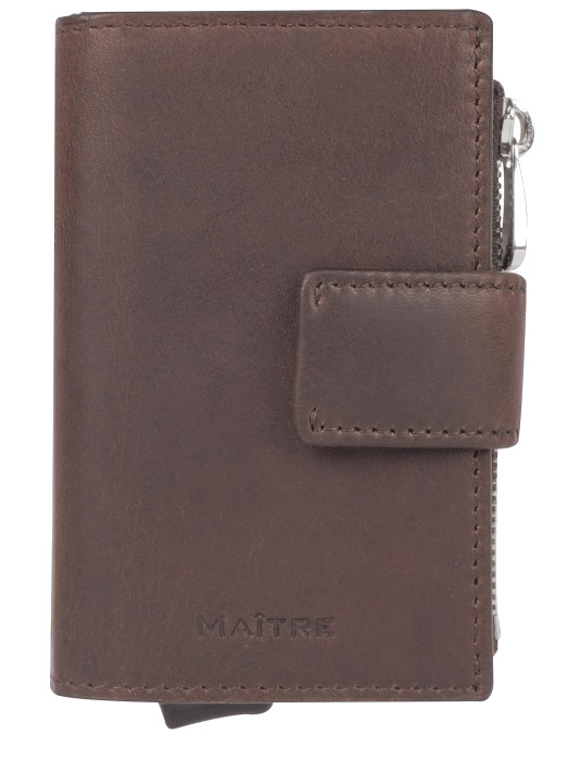 Maitre 'birkheim' E-Cage echt Leder braun