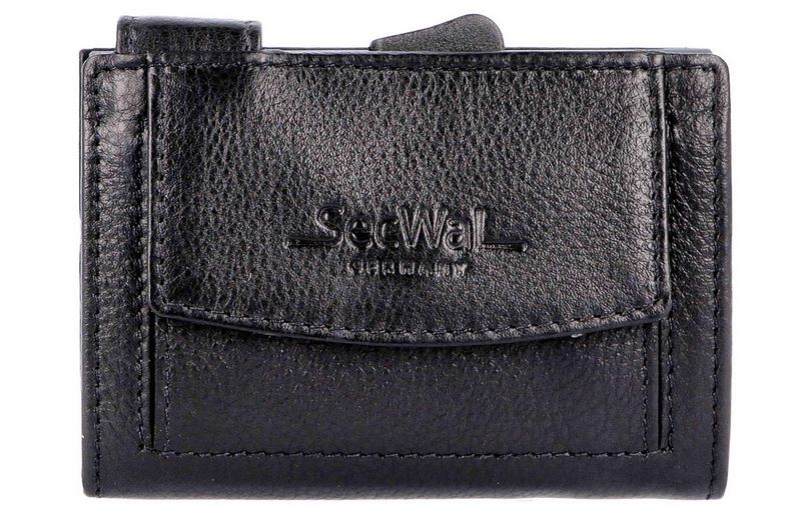 Secwal2 Kartenetui Geldbeutel RFID Leder schwarz 