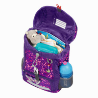 Step by Step 'Butterfly Night Ina' Kid Shine Kindergarten-Rucksack 380g 13l 3tlg. lila