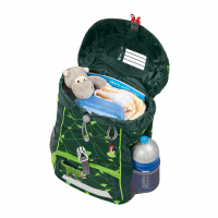 Step by Step 'Dino Night Tyro' Kid Shine Kindergarten-Rucksack 380g 13l 3tlg. grün