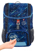 Step by Step 'Star Shuttle Elio' Kid Reflect Kindergarten-Rucksack 380g 13l 3tlg. blau