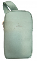 Glüxklee Smarthphonetasche mit RV 100% Vegan mint