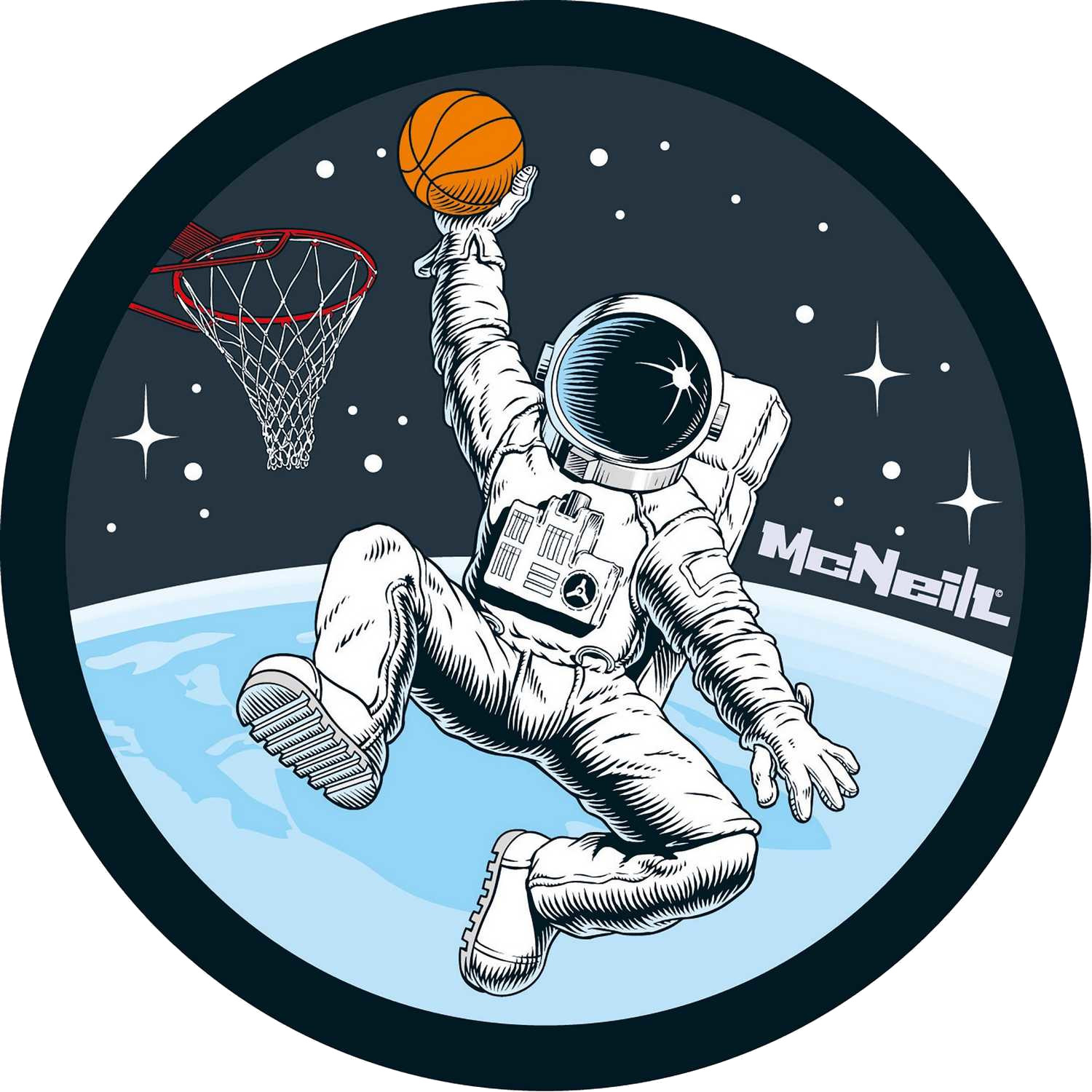 McNeill 'Basketball Astronaut' McAddy zu Schulranzen