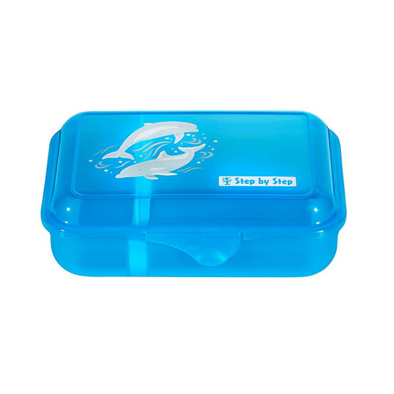 Step by Step 'Dolphin Pippa' Lunchbox  mit herausnehmbarer Einteilung 0,9l blau