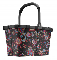 Reisenthel  'Carrybag' Einkaufskorb mit Alurahmen 22l paisley black