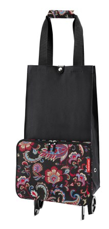 Reisenthel 'Foldabletrolley' Einkaufsroller paisley black