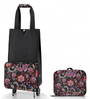 Reisenthel 'Foldabletrolley' Einkaufsroller paisley black