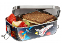 Step by Step 'Sky Rocket Rico' Edelstahl Lunchbox mit Trennwand 