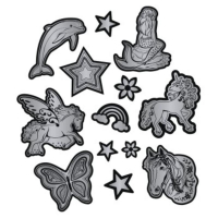 Step by Step Reflektierendes Sticker-Set Silver