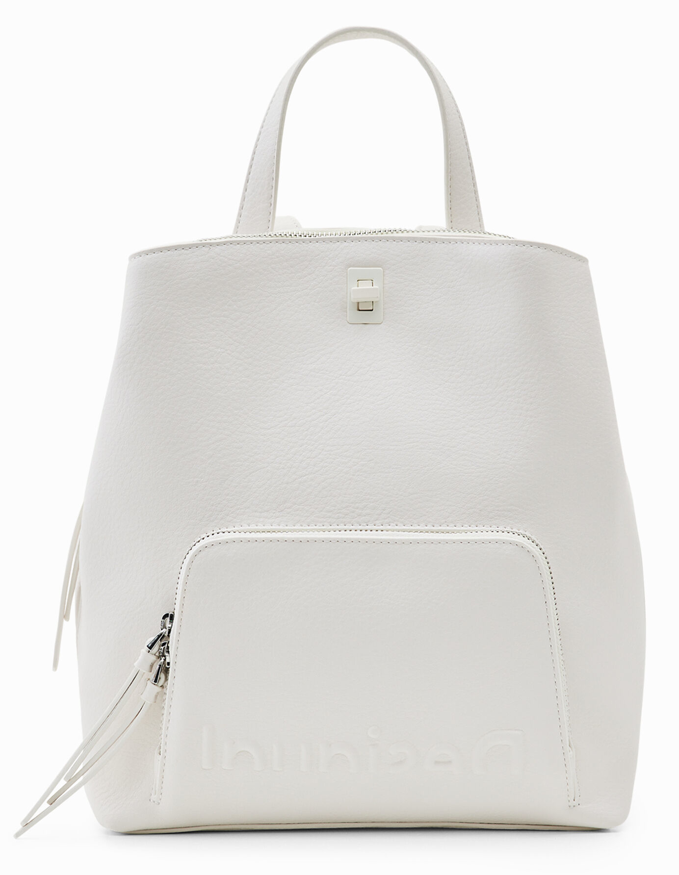 Desigual 'Back Half Logo' Damenrucksack Sumy Mini blanco