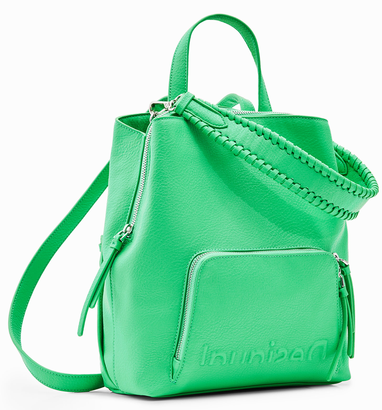 Desigual 'Back Half Logo' Damenrucksack mini grün