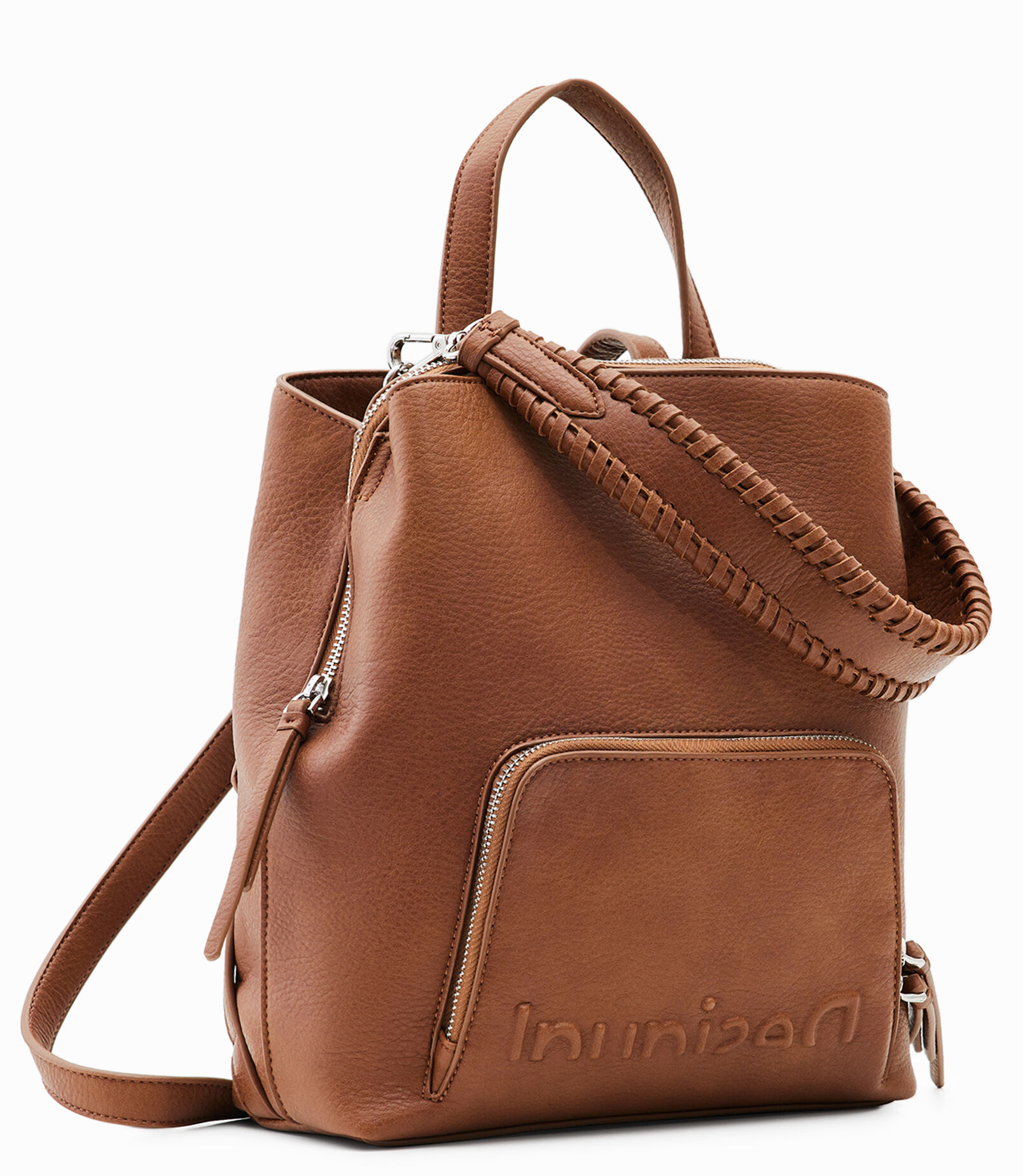 Desigual 'Back Half Logo 23 Sumi Mini' Damenrucksack marron