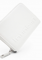 Desigual 'Mone Half Logo' Damenbörse mit RV weiß