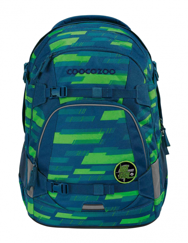 Coocazoo 'Mate' Schulrucksack 1,250kg 30l Lime Stripe