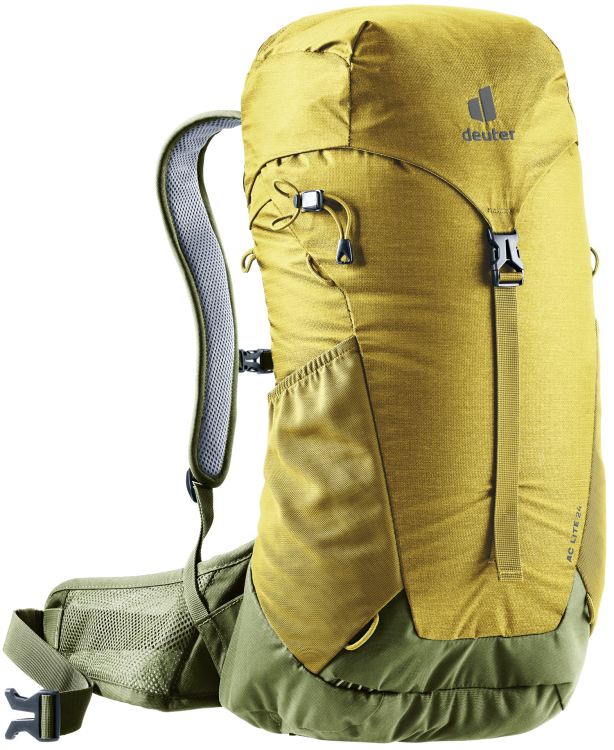 Deuter 'AC Lite 24' Rucksack 24l 960g 130D PA High Tenacity/600DPES turmeric-khaki