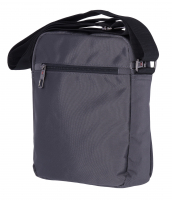 Travel 'N' Meet Schultertasche 3 RV  Spinnstoff grau