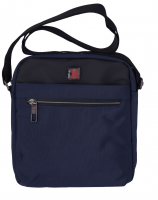 Dernier Schultertasche aus Spinnstoff navy