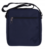 Dernier Schultertasche aus Spinnstoff navy