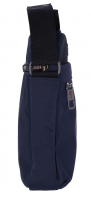 Dernier Schultertasche aus Spinnstoff navy