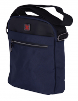 Dernier Schultertasche aus Spinnstoff navy