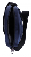 Dernier Schultertasche aus Spinnstoff navy