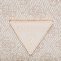 Guess 'Jesco Travel' Beauty Case Kosmetiktasche Logo Muster beige
