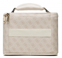 Guess 'Jesco Travel' Beauty Case Kosmetiktasche Logo Muster beige