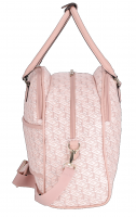 Guess 'Wilder Travel' Deluxe Weekender Logo rose