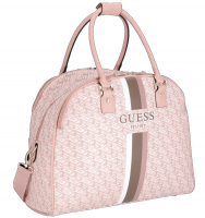 Guess 'Wilder Travel' Deluxe Weekender Logo rose