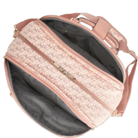 Guess 'Wilder Travel' Deluxe Weekender Logo rose