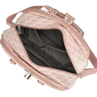 Guess 'Wilder Travel' Deluxe Weekender Logo rose