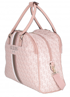 Guess 'Wilder Travel' Deluxe Weekender Logo rose