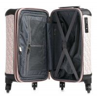 Guess 'Wilder Travel' Cabinen Trolley 4Rad expandable 52cm Logo rose