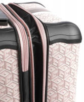 Guess 'Wilder Travel' Cabinen Trolley 4Rad expandable 52cm Logo rose
