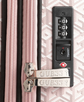 Guess 'Wilder Travel' Hartschalen - Trolley 4Rad L expandable 75cm Logo rose