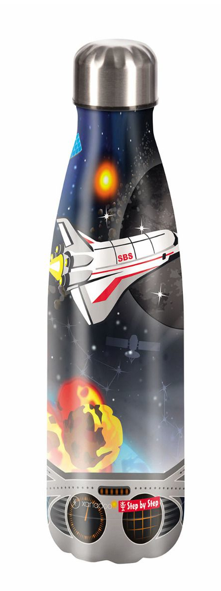 Step by Step 'Sky Rocket Rico' Isolierte Edelstahl-Trinkflasche 0,5l