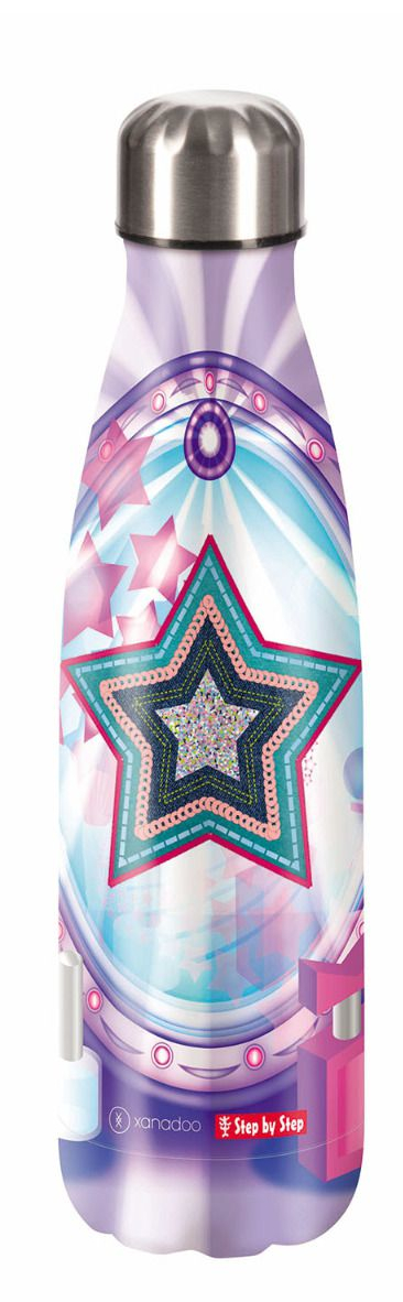 Step by Step 'Glamour Star Astra' Isolierte Edelstahl-Trinkflasche 0,5l