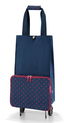 Reisenthel 'foldabletrolley' Einkaufsroller mixed dots red