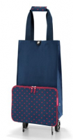 Reisenthel 'foldabletrolley' Einkaufsroller mixed dots red