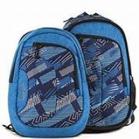 New-Rebels 'Two in One' Rucksack mit Laptopfach navy print
