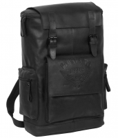 Mustang 'Valencia' Rucksack echt Leder schwarz